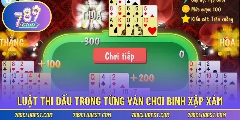 Chi tiết thông tin luật tham gia với bài xập xám