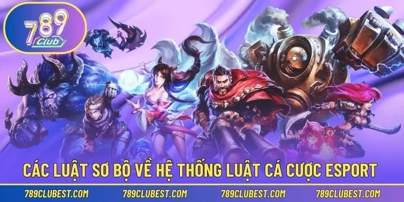 Các luật sơ bộ về hệ thống luật cá cược Esport tại nhà cái