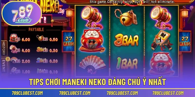 Tips chơi Maneki Neko đáng chú ý nhất